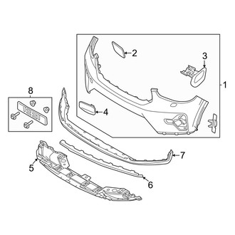 Volvo OE - Front Bumper & Grille - Bumper & Components (Bumper Cover & Trim), (Core)