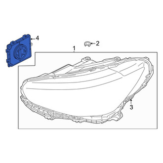 Volvo OE - Front Headlight Control Module
