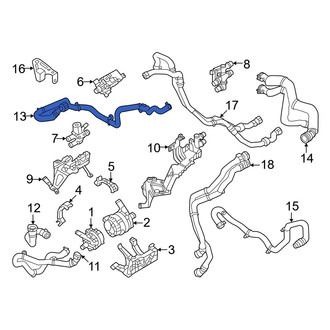 Volvo OE - Drive Motor Battery Pack Coolant Hose