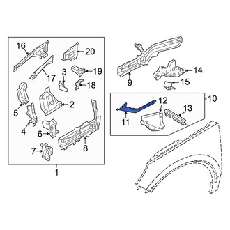 Volvo OE - Fender Rail