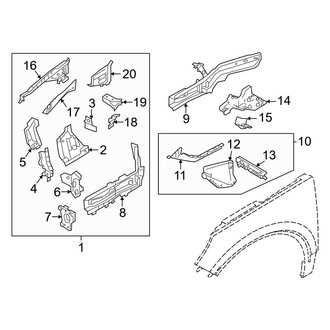 Volvo OE - Fender - Structural Components & Rails