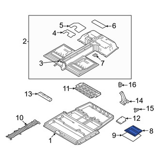 Volvo OE - Right Drive Motor Battery Pack Cover