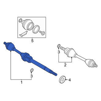 Volvo OE - Front Right CV Axle Assembly