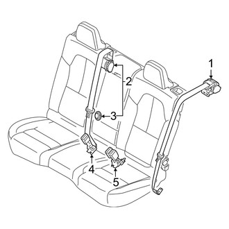 Volvo OE - Restraint Systems - Rear Seat Belts