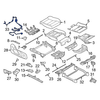 Volvo OE - Front Right Power Seat Wiring Harness