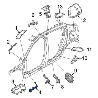 Volvo OE - Left Body A-Pillar Seal