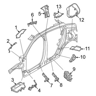 Volvo OE - Pillars, Rocker & Floor - Uniside (Body Seals)