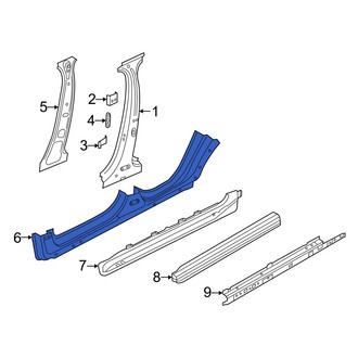 Volvo OE - Left Outer Rocker Panel