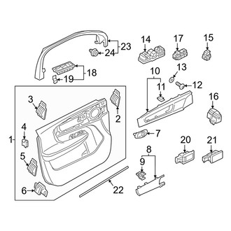 Volvo OE - Front Door - Interior Trim
