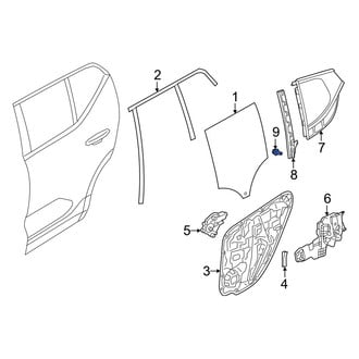 Volvo OE - Door Applique Screw