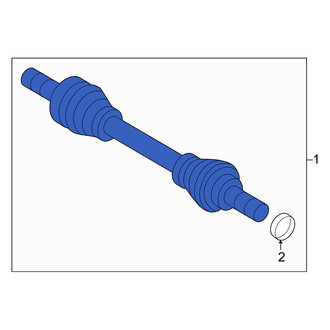 Volvo OE - Rear Right CV Axle Assembly