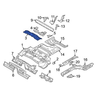 Volvo OE - Rear Trunk Floor Access Cover