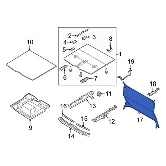 Volvo OE - Rear Cargo Net