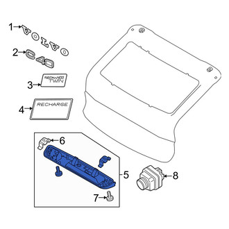 Volvo OE - Rear Outer Liftgate Latch Handle