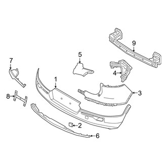 Volvo OE - Rear Bumper - Bumper & Components
