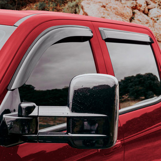 Voron Glass® - Tape-On Smoke Front and Rear Side Window Deflectors