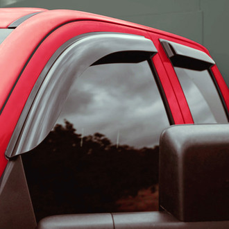 Voron Glass® - Tape-On Smoke Front and Rear Side Window Deflectors