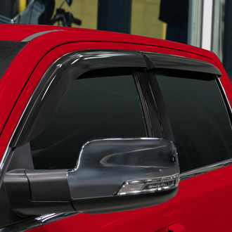 Voron Glass® - Tape-On Smoke Front and Rear Side Window Deflectors