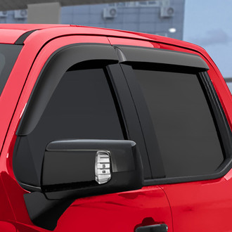 Voron Glass® - Tape-On Smoke Front and Rear Side Window Deflectors