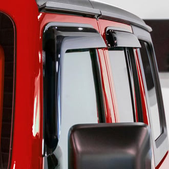 Voron Glass® - Tape-On Smoke Front and Rear Side Window Deflectors