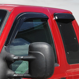 Voron Glass® - Tape-On Smoke Front and Rear Side Window Deflectors