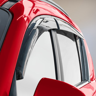 Voron Glass® - Tape-On Smoke Front and Rear Side Window Deflectors