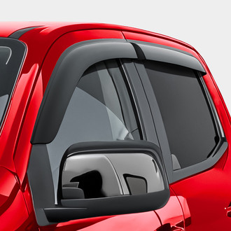 Voron Glass® - Tape-On Smoke Front and Rear Side Window Deflectors