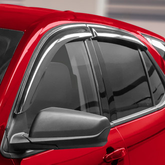 Voron Glass® - Tape-On Smoke Front and Rear Side Window Deflectors