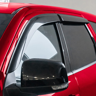 Voron Glass® - Tape-On Smoke Front and Rear Side Window Deflectors