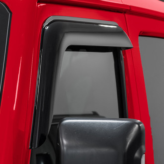 Voron Glass® - Tape-On Smoke Front Side Window Deflectors