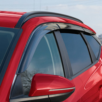 Voron Glass® - Tape-On Smoke Front and Rear Side Window Deflectors
