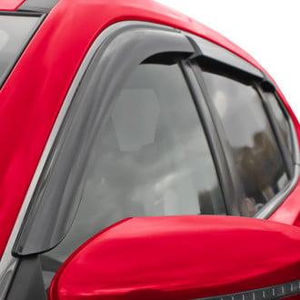 Voron Glass® - Tape-On Smoke Front and Rear Side Window Deflectors