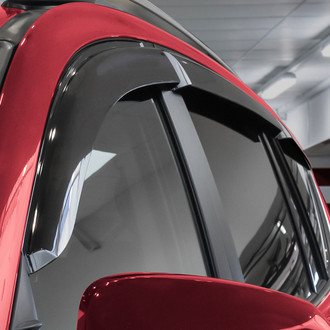Voron Glass® - Tape-On Smoke Front and Rear Side Window Deflectors