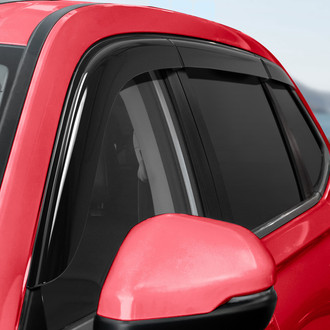 Voron Glass® - Tape-On Smoke Front and Rear Side Window Deflectors