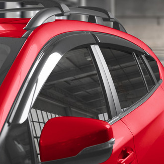 Voron Glass® - Tape-On Smoke Front and Rear Side Window Deflectors