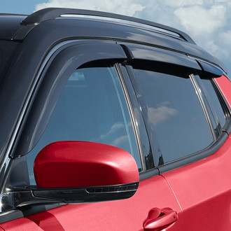 Voron Glass® - Tape-On Smoke Front and Rear Side Window Deflectors