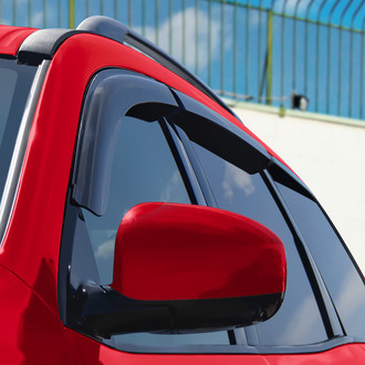 Voron Glass® - Tape-On Smoke Front and Rear Side Window Deflectors