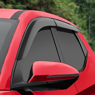 Voron Glass® - Tape-On Smoke Front and Rear Side Window Deflectors