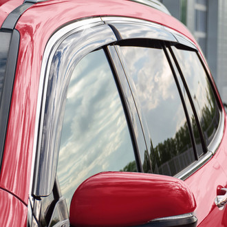 Voron Glass® - Tape-On Luxury Smoke Front and Rear Side Window Deflectors