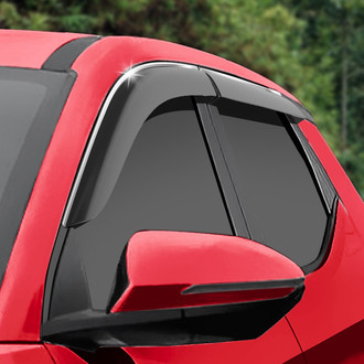 Voron Glass® - Tape-On Luxury Smoke Front and Rear Side Window Deflectors