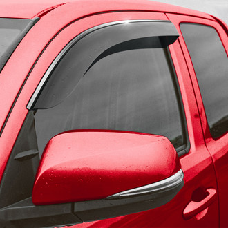 Voron Glass® - Tape-On Luxury Smoke Front Side Window Deflectors