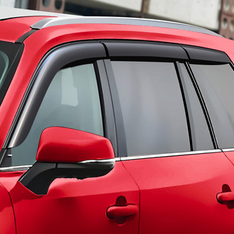 Voron Glass® - Tape-On Smoke Front and Rear Side Window Deflectors