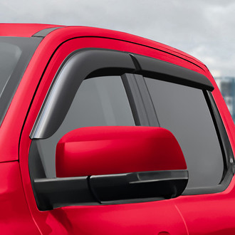 Voron Glass® - Tape-On Smoke Front and Rear Side Window Deflectors
