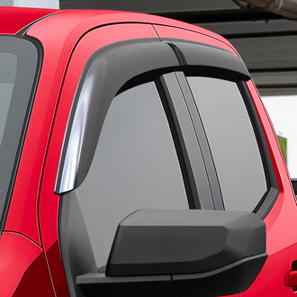 Voron Glass® - Tape-On Smoke Front and Rear Side Window Deflectors