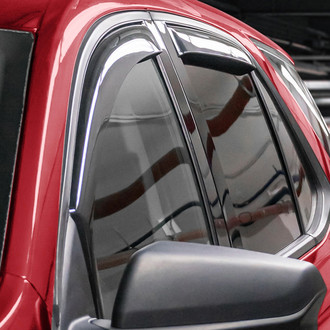 Voron Glass® - In-Channel Smoke Front and Rear Side Window Deflectors