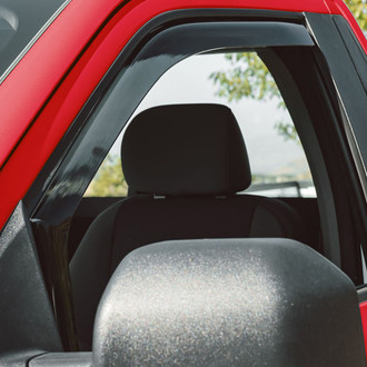 Voron Glass® - In-Channel Smoke Front Side Window Deflectors