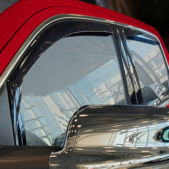 Voron Glass® - In-Channel Smoke Front and Rear Side Window Deflectors