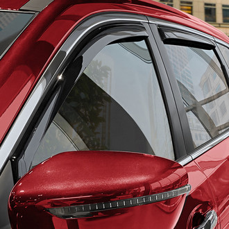 Voron Glass® - In-Channel Smoke Front and Rear Side Window Deflectors