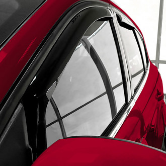 Voron Glass® - In-Channel Smoke Front and Rear Side Window Deflectors