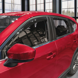 Voron Glass® - In-Channel Smoke Front and Rear Side Window Deflectors